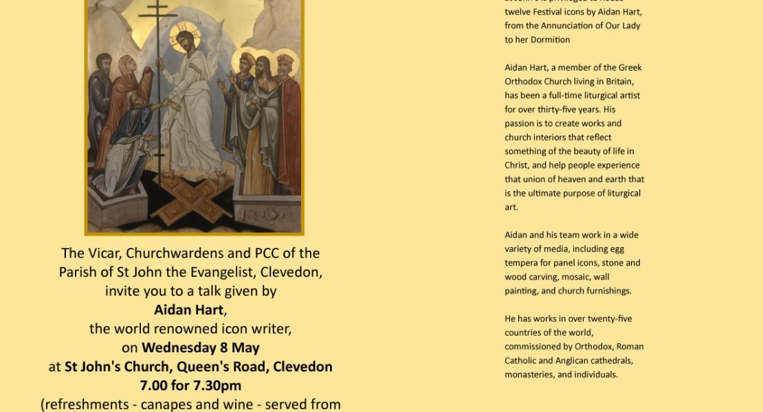 Aidan Hart - world renowned icon writer | St John the Evangelist, Clevedon